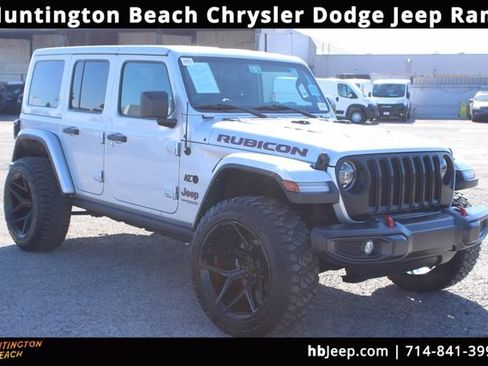 Used 2022 Jeep Wrangler Unlimited Rubicon w/ LED Lighting Group AWD/4WD image 1