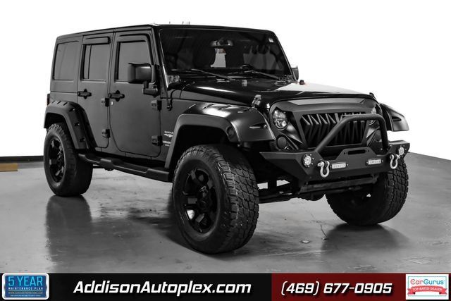 Used 2015 Jeep Wrangler Unlimited Sahara w/ Connectivity Group AWD/4WD image 1