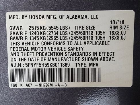 Used 2019 Honda Pilot EX-L image 33