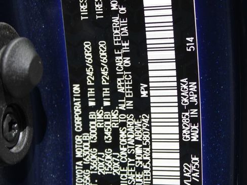 Certified 2020 Toyota 4Runner Limited AWD/4WD image 69