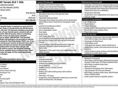 Used 2014 GMC Terrain SLE FWD image 2