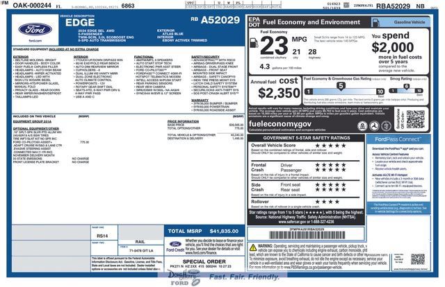 Used 2024 Ford Edge SEL AWD/4WD image 5