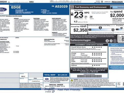 Used 2024 Ford Edge SEL AWD/4WD image 5