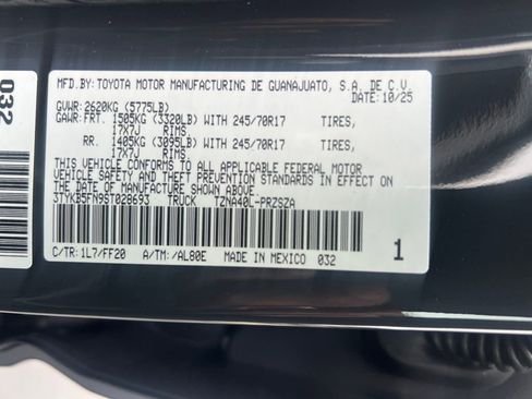 New 2025 Toyota Tacoma SR5 image 25