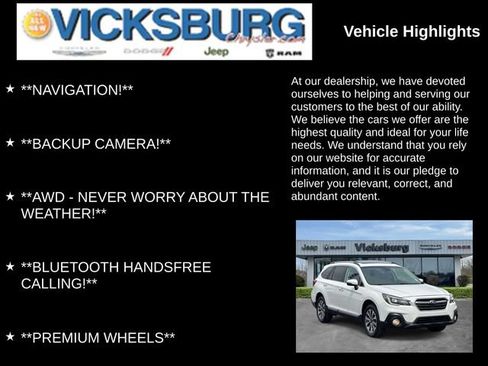 Used 2018 Subaru Outback 3.6R Touring AWD/4WD image 7
