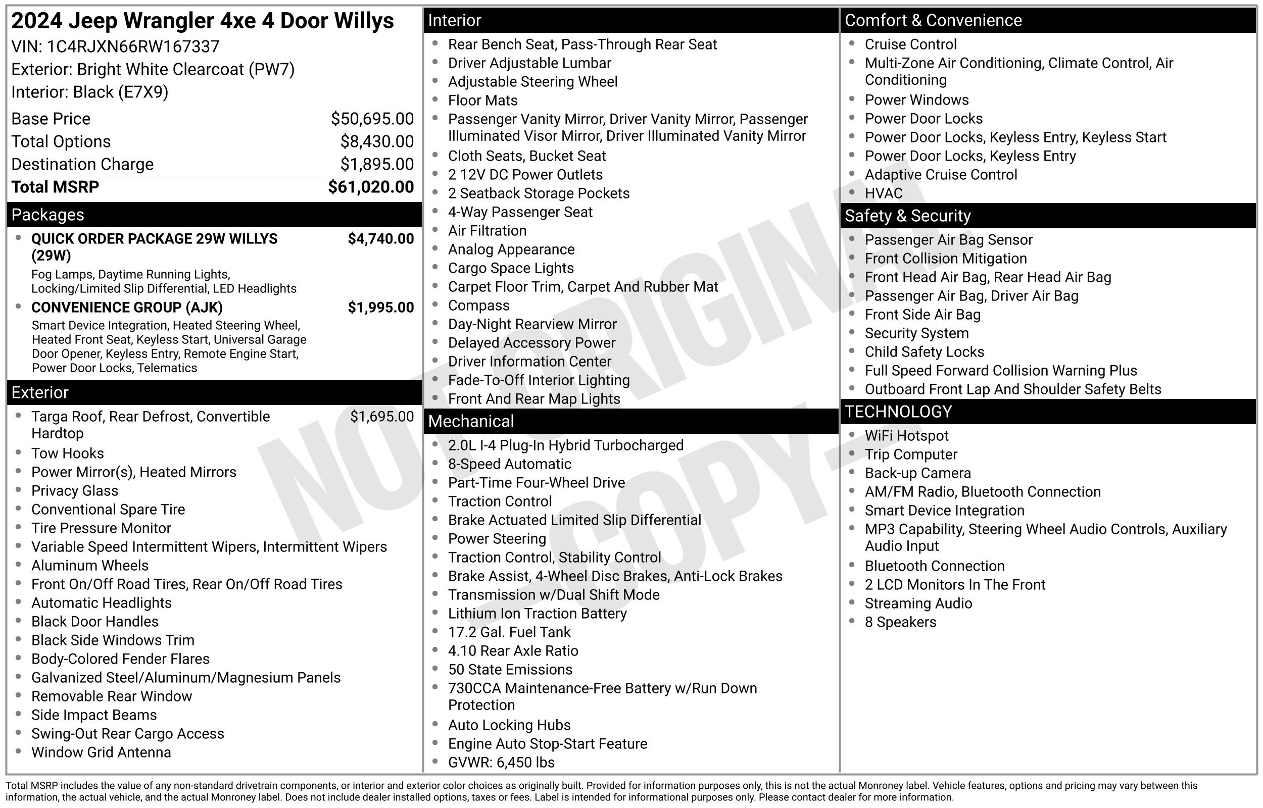 Used 2024 Jeep Wrangler Unlimited AWD/4WD image 2