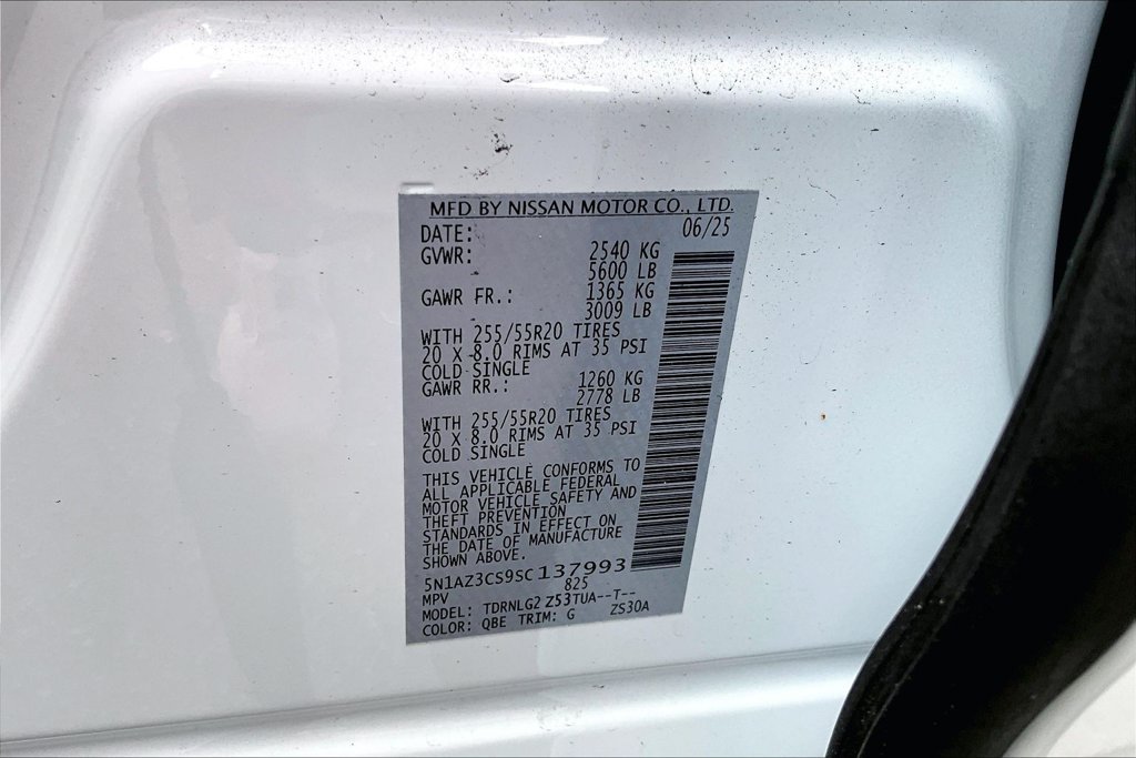 Used 2025 Nissan Murano SL w/ Cargo Package AWD/4WD image 17