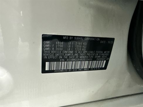 Used 2024 Subaru Legacy Sport image 33