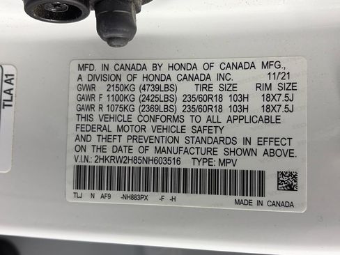 Used 2022 Honda CR-V EX-L image 9