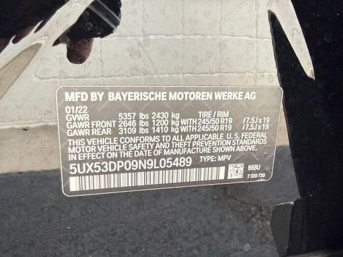 Certified 2022 BMW X3 xDrive30i w/ Premium Package 2 image 21