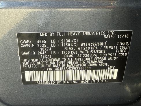 Used 2017 Subaru Outback 2.5i Limited image 35