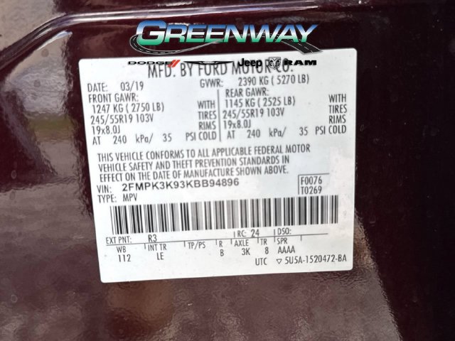 Used 2019 Ford Edge Titanium FWD image 37