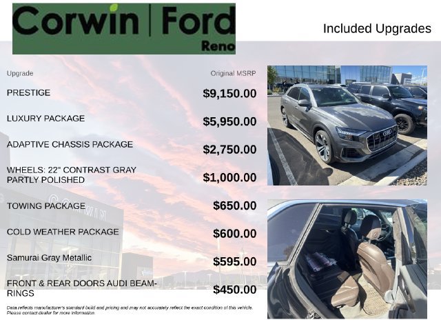 Used 2019 Audi Q8 Prestige w/ Luxury Package AWD/4WD image 3