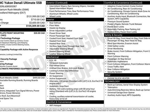 Used 2025 GMC Yukon Denali Ultimate AWD/4WD image 5