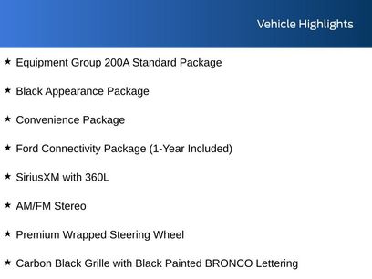 New 2026 Ford Bronco Sport Big Bend w/ Convenience Package