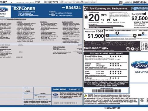 Used 2019 Ford Explorer XLT image 7