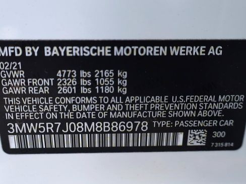Used 2021 BMW 330i xDrive Sedan w/ Driving Assistance Package AWD/4WD image 19