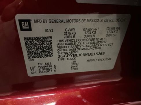 Used 2021 Chevrolet Silverado 1500 Custom image 53