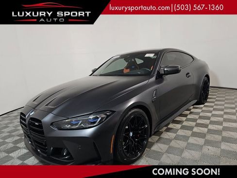 Used 2021 BMW M4 Coupe w/ M Carbon Exterior Package RWD image 1