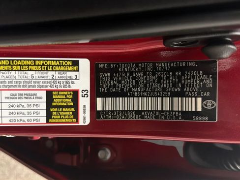 Used 2018 Toyota Camry XSE FWD image 30