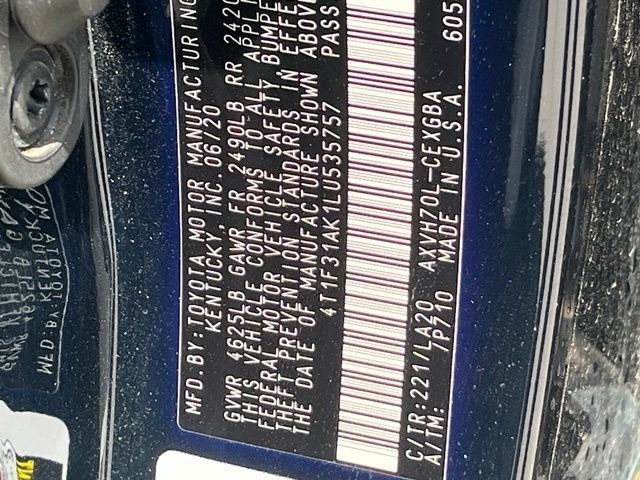 Used 2020 Toyota Camry XLE w/ Carpet Mat Package FWD image 32