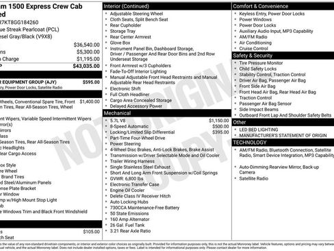 Used 2016 RAM 1500 Express w/ Popular Equipment Group AWD/4WD image 3