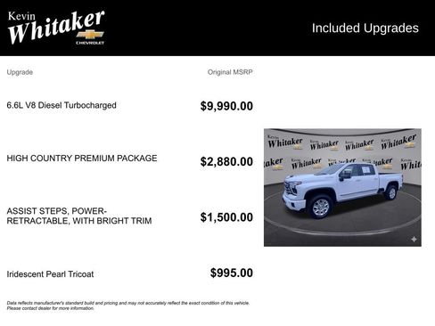 Certified 2025 Chevrolet Silverado 2500 High Country w/ High Country Premium Package AWD/4WD image 37