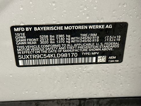 Used 2019 BMW X3 xDrive30i w/ Driving Assistance Package AWD/4WD image 12