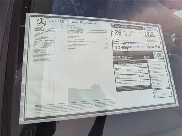 New 2026 Mercedes-Benz CLE 450 4MATIC Cabriolet image 16