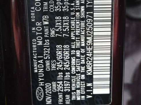 Used 2021 Hyundai Palisade SEL w/ Cargo Package FWD image 9