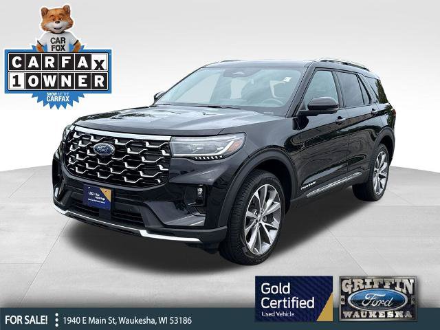 Certified 2025 Ford Explorer Platinum w/ Ultimate Package AWD/4WD image 1