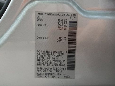 Used 2024 Nissan Altima 2.5 SV image 33