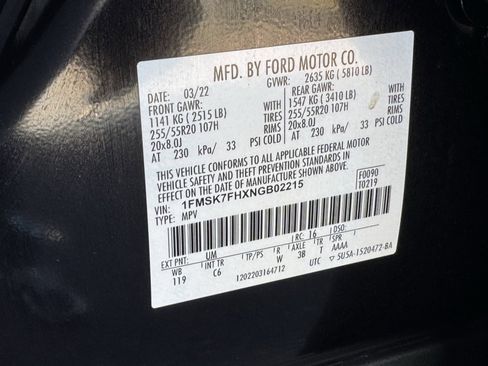 Used 2022 Ford Explorer Limited image 26