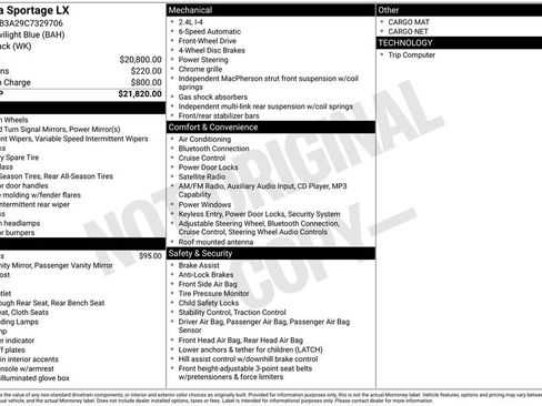 Used 2012 Kia Sportage LX image 3