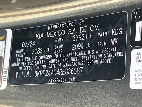 Used 2024 Kia Forte LXS FWD image 26