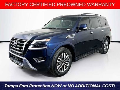 Used 2021 Nissan Armada SL w/ Captain's Chairs Package