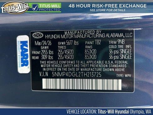 New 2026 Hyundai Santa Fe Limited AWD/4WD image 36