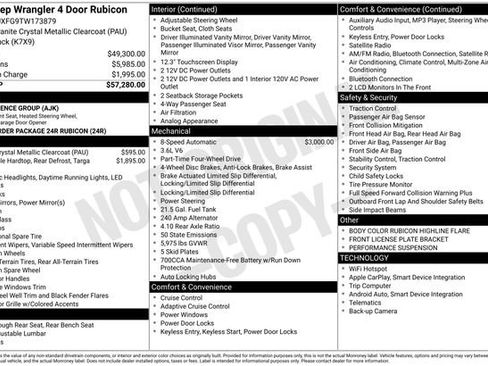 New 2026 Jeep Wrangler Unlimited Rubicon AWD/4WD image 30
