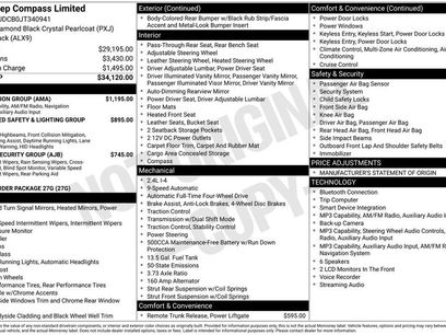 Used 2018 Jeep Compass Limited w/ Navigation Group