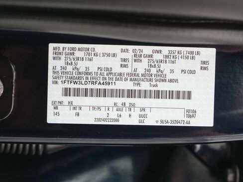 Certified 2024 Ford F150 XLT w/ Equipment Group 302A MID AWD/4WD image 24