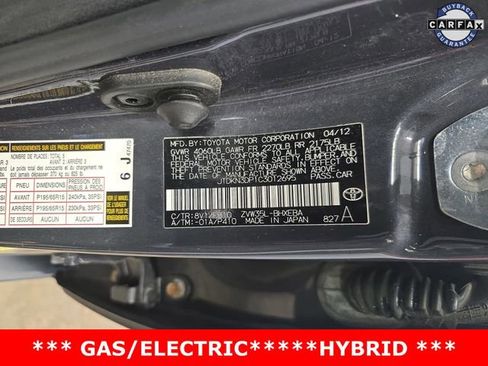Used 2012 Toyota Prius Prime Plug-In Hybrid FWD image 23