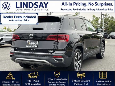 Used 2023 Volkswagen Taos SE w/ Panoramic Sunroof Package AWD/4WD image 3