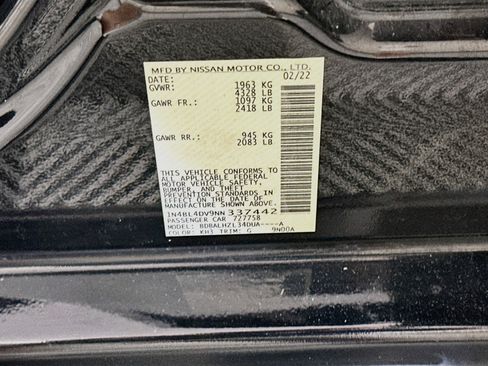Used 2022 Nissan Altima 2.5 SV FWD image 12