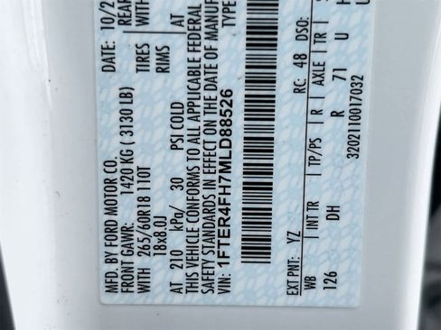 Used 2021 Ford Ranger Lariat w/ Equipment Group 501A High image 38