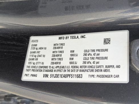 Used 2023 Tesla Model 3 Standard Range image 34