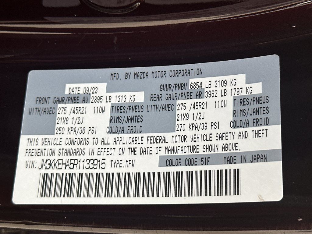 Used 2024 MAZDA CX-90 Plug-In Hybrid w/ Premium Plus AWD/4WD image 23
