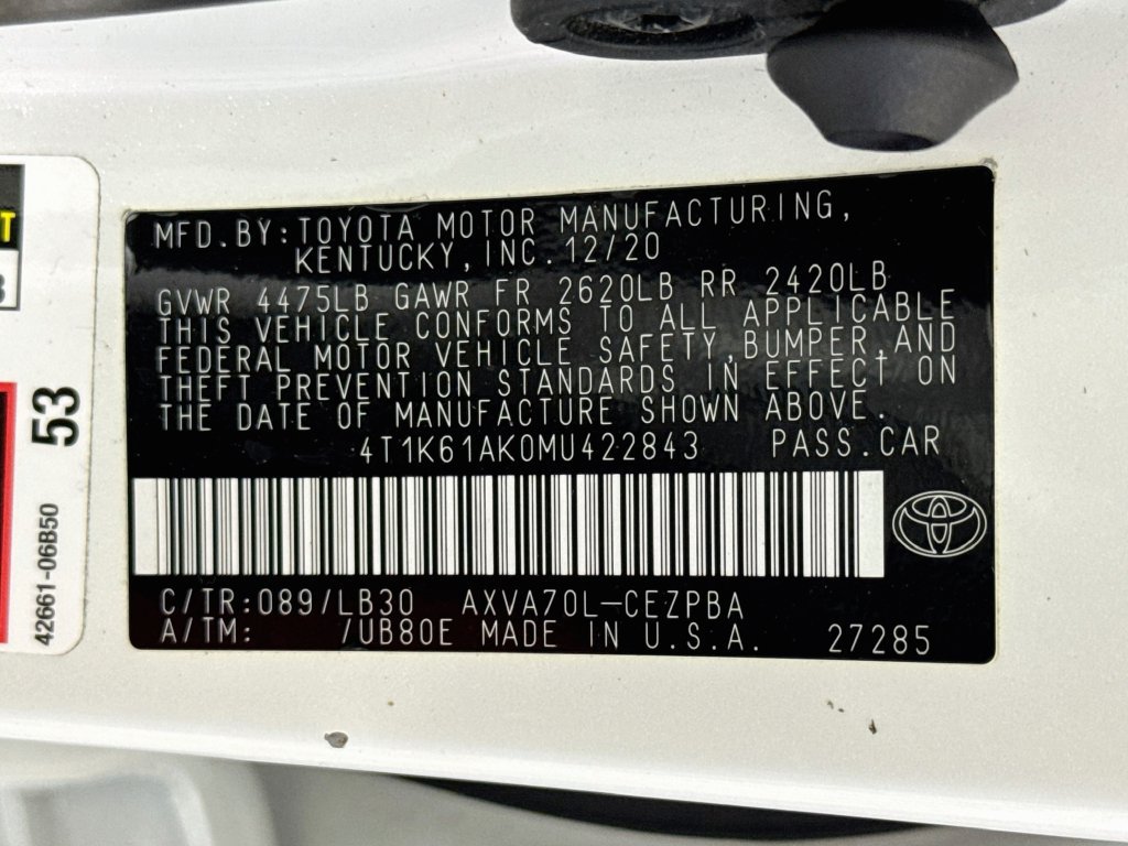 Used 2021 Toyota Camry XSE FWD image 32