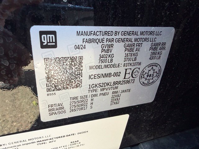 Used 2024 GMC Yukon Denali w/ Advanced Technology Package AWD/4WD image 30