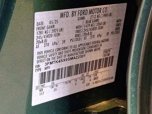 New 2025 Ford Mustang Mach-E GT w/ Bronze Appearance Package image 10