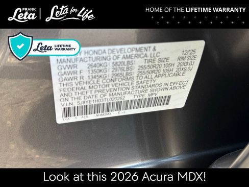 New 2026 Acura MDX A-Spec image 18